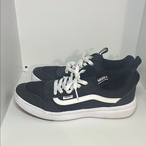Vans Black and White Kids Sneakers